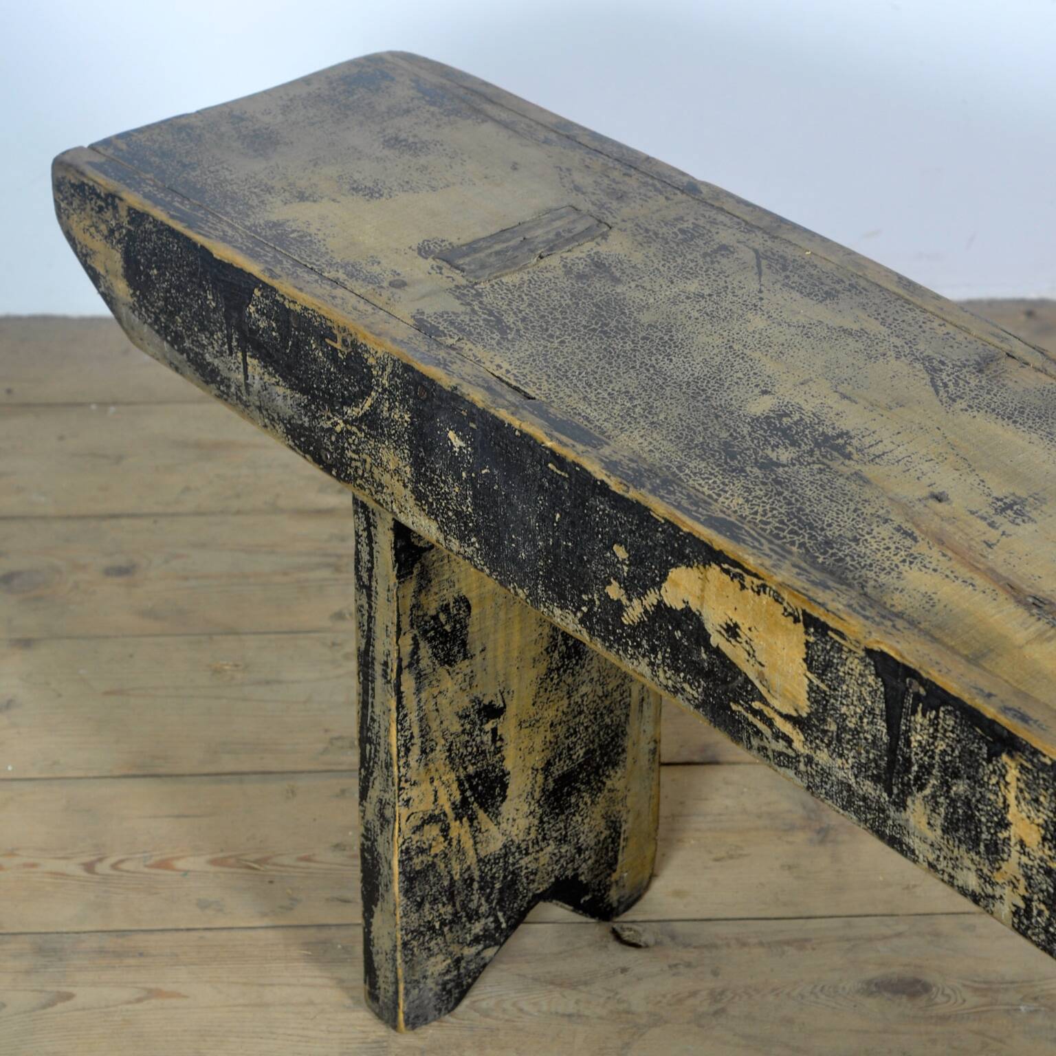 Rustic pine bench, circa 1960