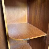 Armoire pour homme Art déco en ronce de noyer (1930-1940)