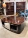 Art Deco coffee table in Macassar ebony from around 1970.