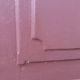 Old solid wood entrance door H225xW86cm right-hand push