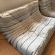 Un canapé d’angle ligne roset modèle togo2 fois 2 places + fauteuil d’angle