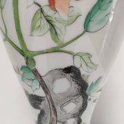 pied de lampe décor pivoine vintage