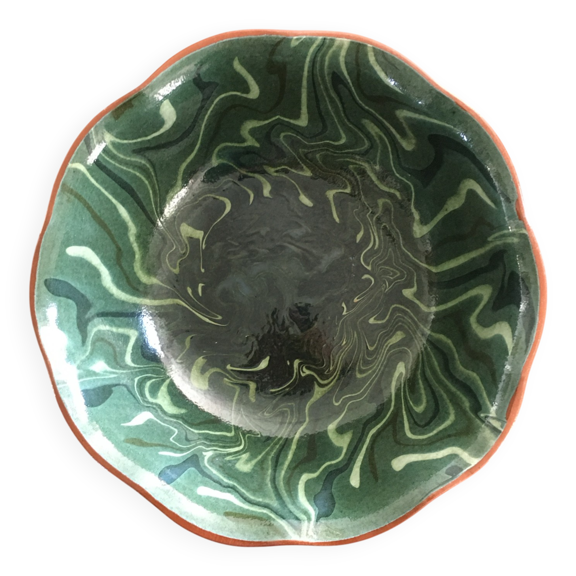 Large mixed earth salad bowl