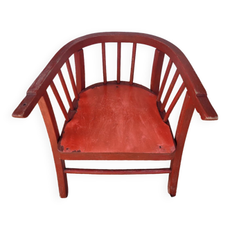 Wooden armchair