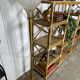 Bamboo and rattan shelf