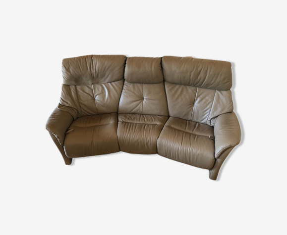 Canape leather trapeze relax