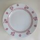 7 dessert plates in earthenware K G de Lunéville Model Danièle