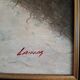 Painting on canvas, Fontaine Saint Paul de Vence signed LAINAS