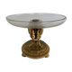 Coupe de table napoleon III en bronze et verre fin XIXe dorure