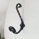 Vintage wrought iron coat rack