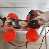 Little Snoopy , dog trainer Fisher Price, wooden , vintage