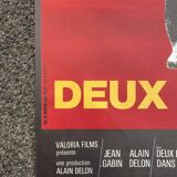 Original movie poster Two Men in the City Alain Delon Jean Gabin