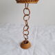 Suspension vintage rotin