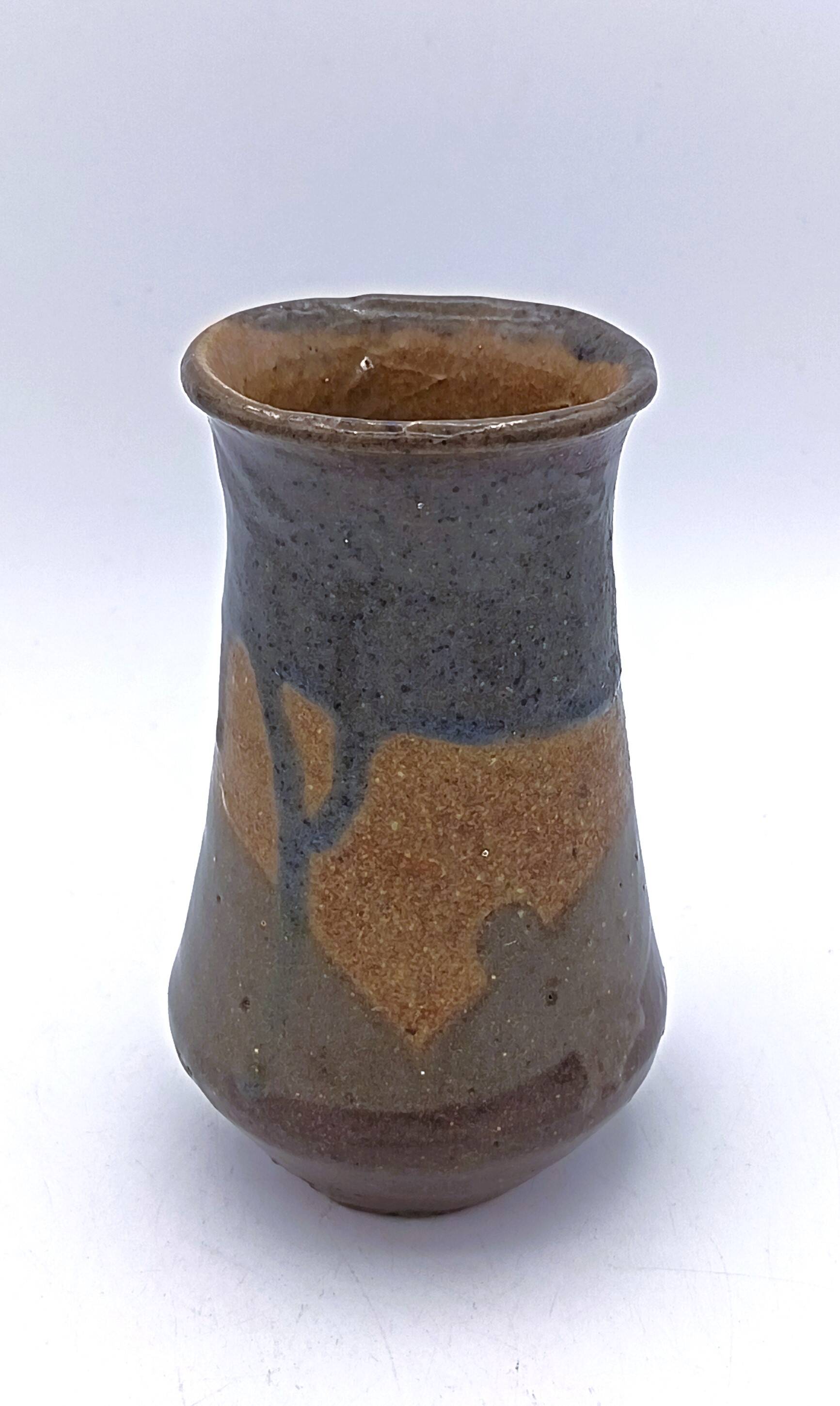 Stoneware vase signed Eugène Lion - school of Jean Carriès.
