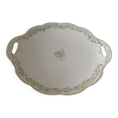Plateau de service en porcelaine de Limoges