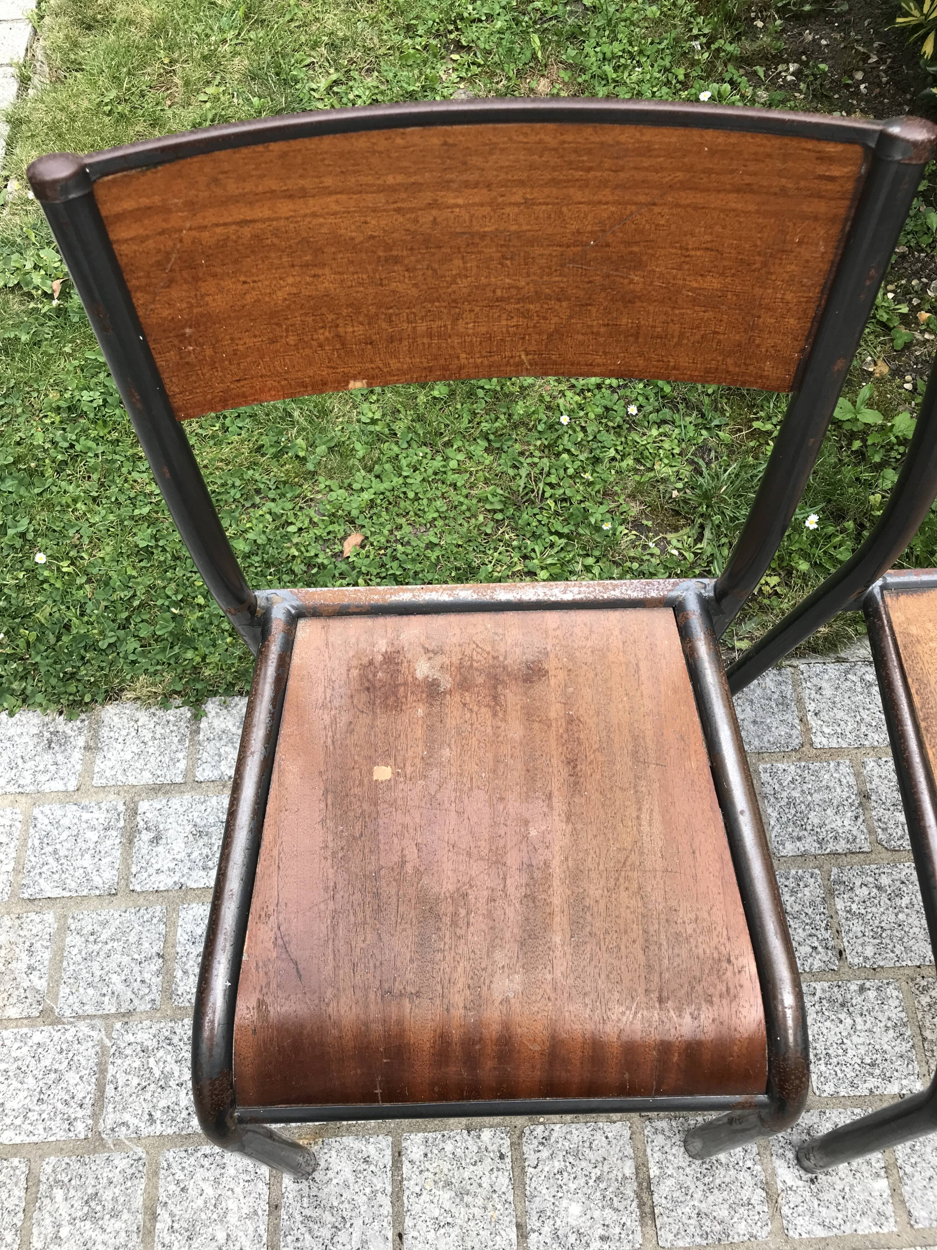 2 1960 Mullca 510 school chairs