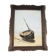 Oil on Wood Framed and Signed Henri Merlet : Boat Lying on Strike