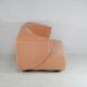 Armchair Ligne Roset, pastel orange color, France, circa 1990