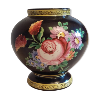 Clamecy earthenware vase by Roger Colas