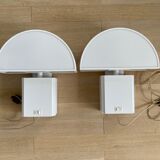 Pair of Guzzini half-spherical wall lamp, Olympus model