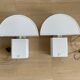 Pair of Guzzini half-spherical wall lamp, Olympus model