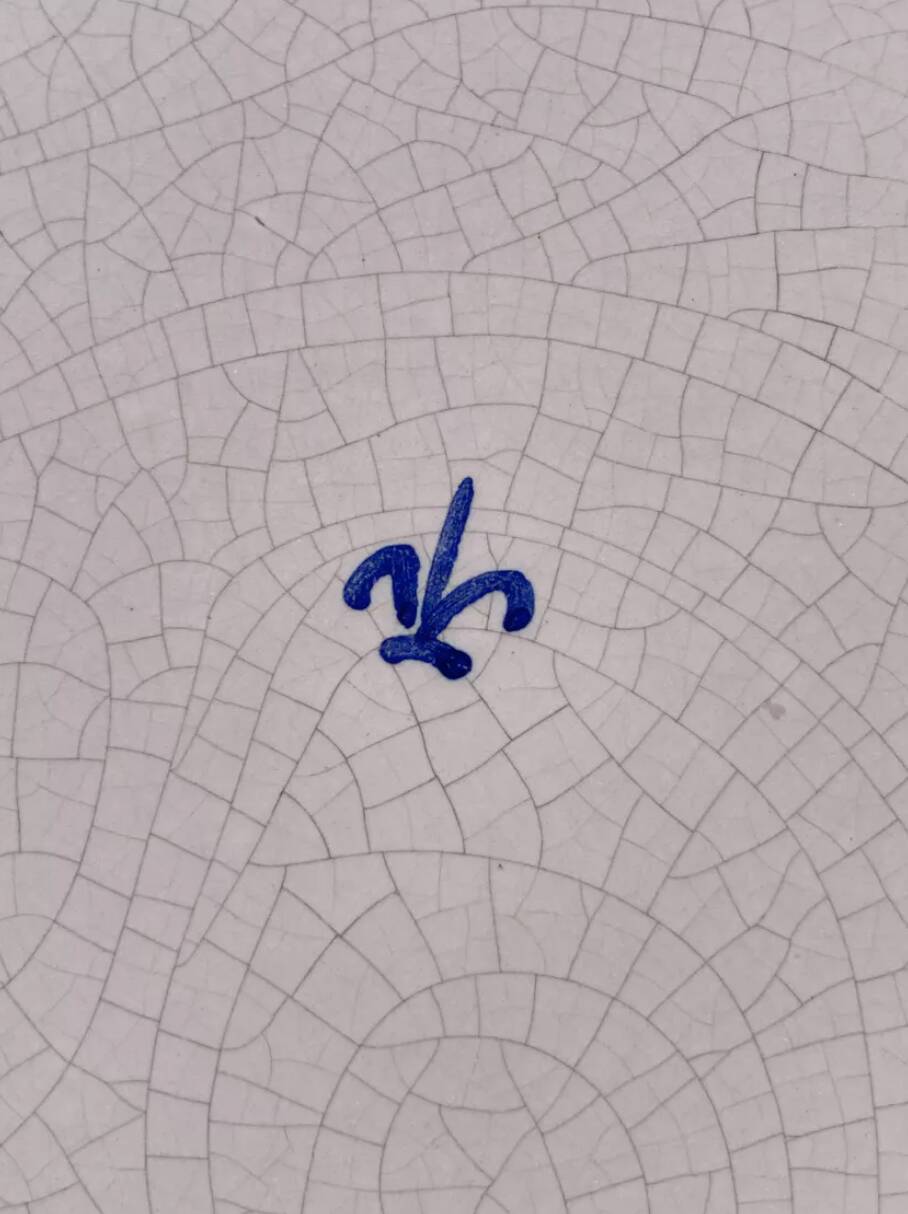 Assiette murale Nevers oiseau