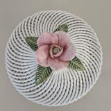 Braided porcelain candy box