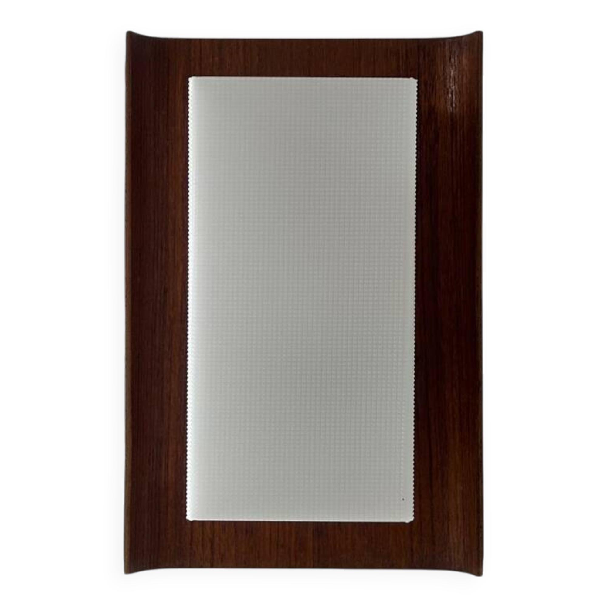 Applique vintage palissandre et Perspex, Suède 1950