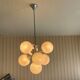 Ceiling lamp chandelier 7 lights Sputnik 1960s, The cluster