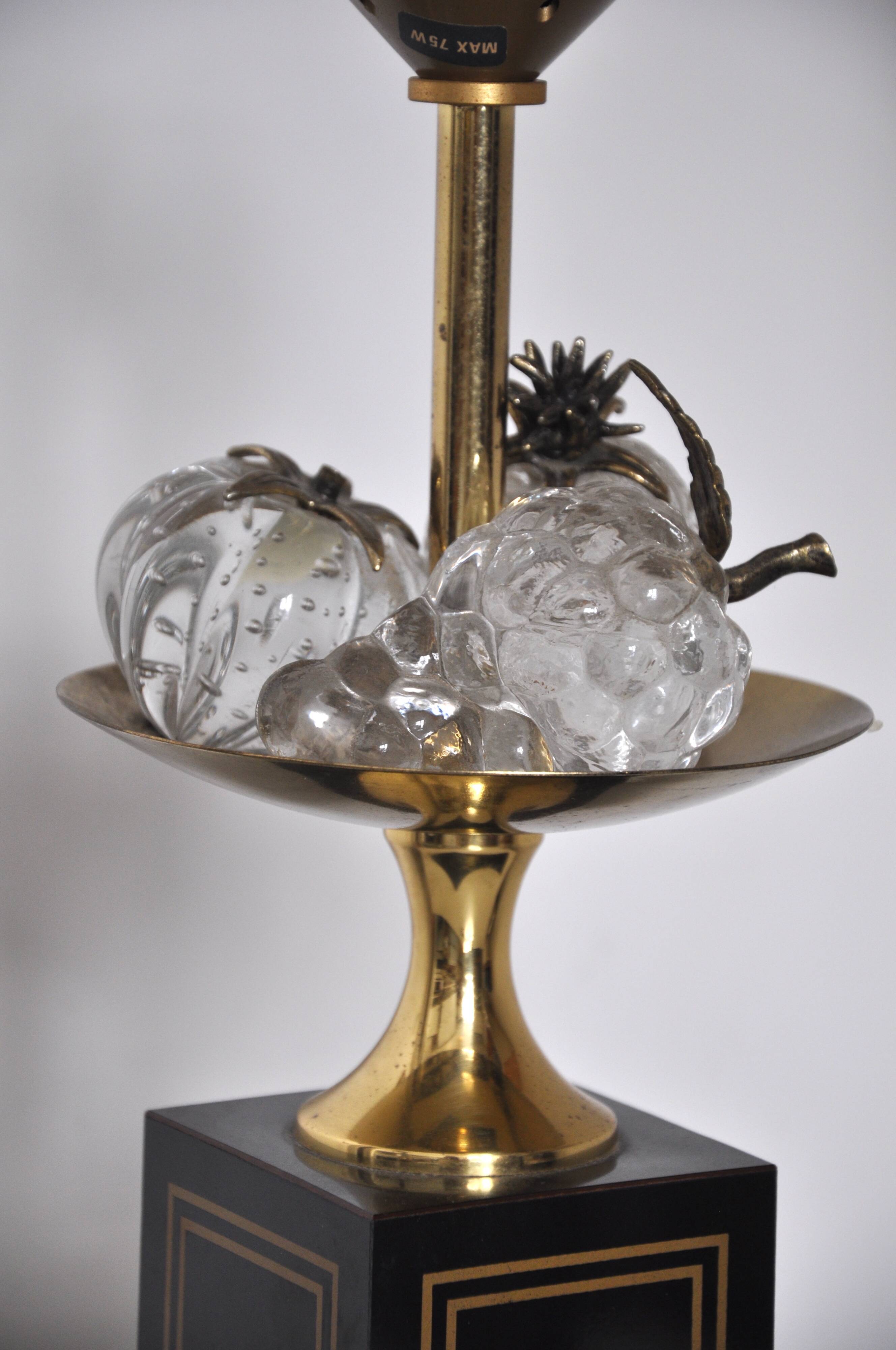 Lamp Charles crystal fruit cut