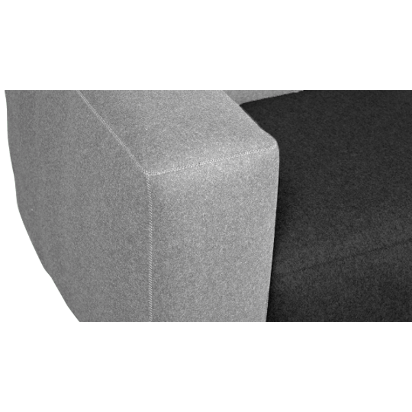 Hay mag soft 2 places gris clair/gris fonce
