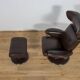 Ergonomic Lounge Chair with Ottoman Model from Ekornes Stressless, 2000s, Set of 2