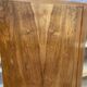 Showcase art-deco library mid-century vintage 1950 walnut ronce