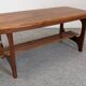 Scandinavian teak coffee table with magazine rack, Sweden circa 1960.