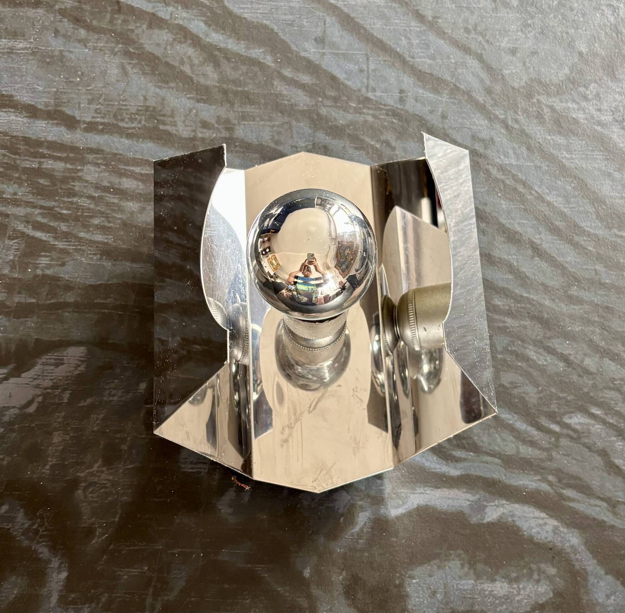 1970s Space Age style vintage wall light