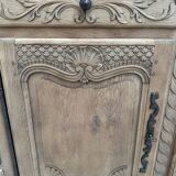 Huge mid-20th century sideboard in solid oak