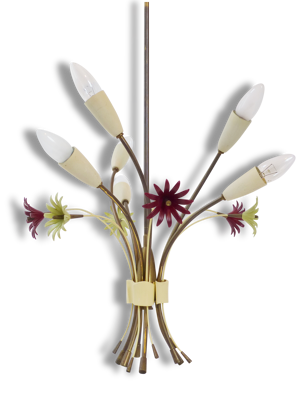 Superbe plafonnier bouquet