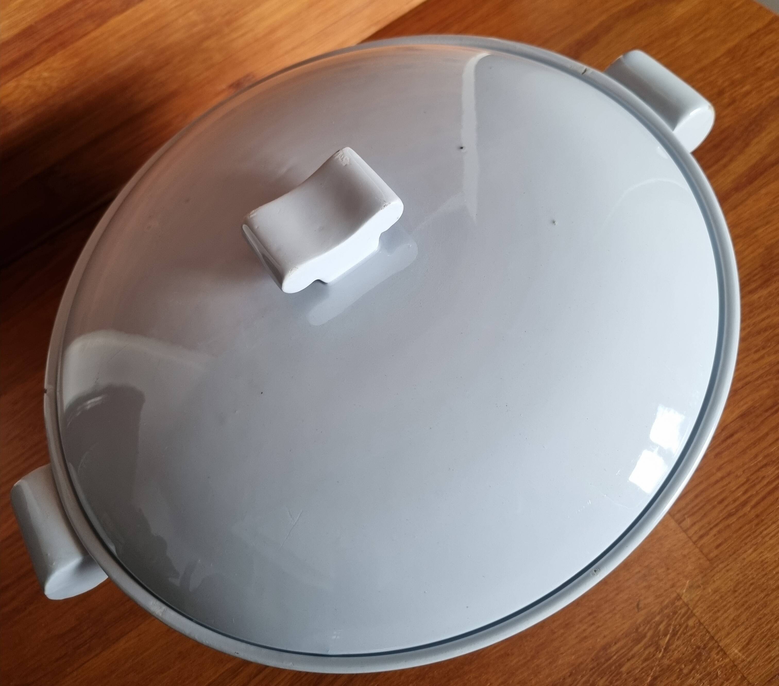 Vintage art deco style vegetable soup tureen