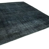 Handwoven Persian Overdyed 283 cm x 378 cm Black Wool Carpet