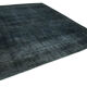 Handwoven Persian Overdyed 283 cm x 378 cm Black Wool Carpet