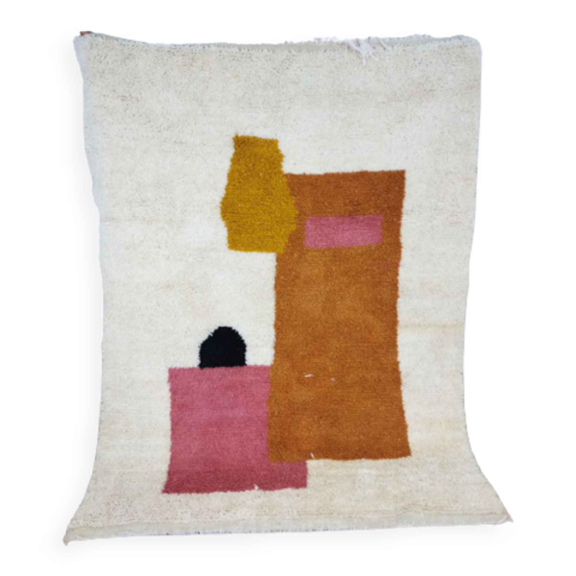 Handmade moroccan berber carpet 217 x 158 cm