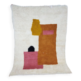 Handmade moroccan berber carpet 217 x 158 cm