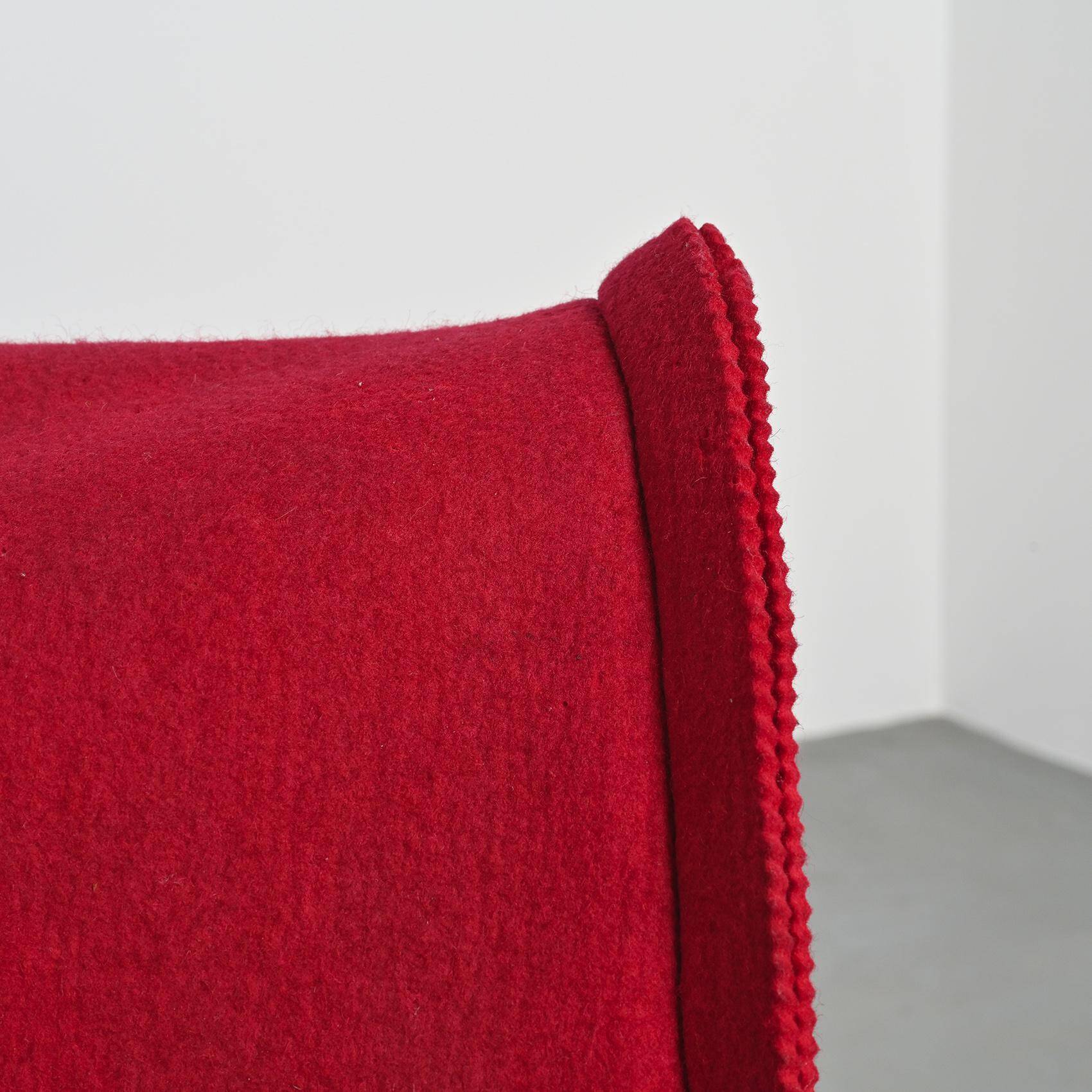 Filzka chaise longue by Borek Sipek for Scarabas, Netherlands, circa 1990