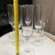 6 flûtes hautes vintage en cristal