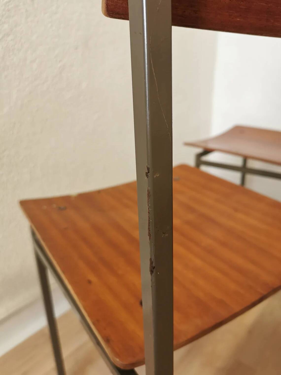 Vintage STOL Kamnik School Chair Minimalist Industrial Dining (1 of 30)