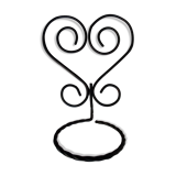 Wall wrought iron support