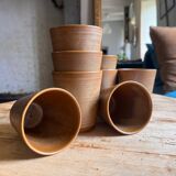 Verres gobelets grès Digoin