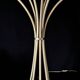 Paire de grandes lampes candelabre