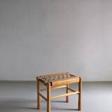 Woven seat stool | France | 1960s