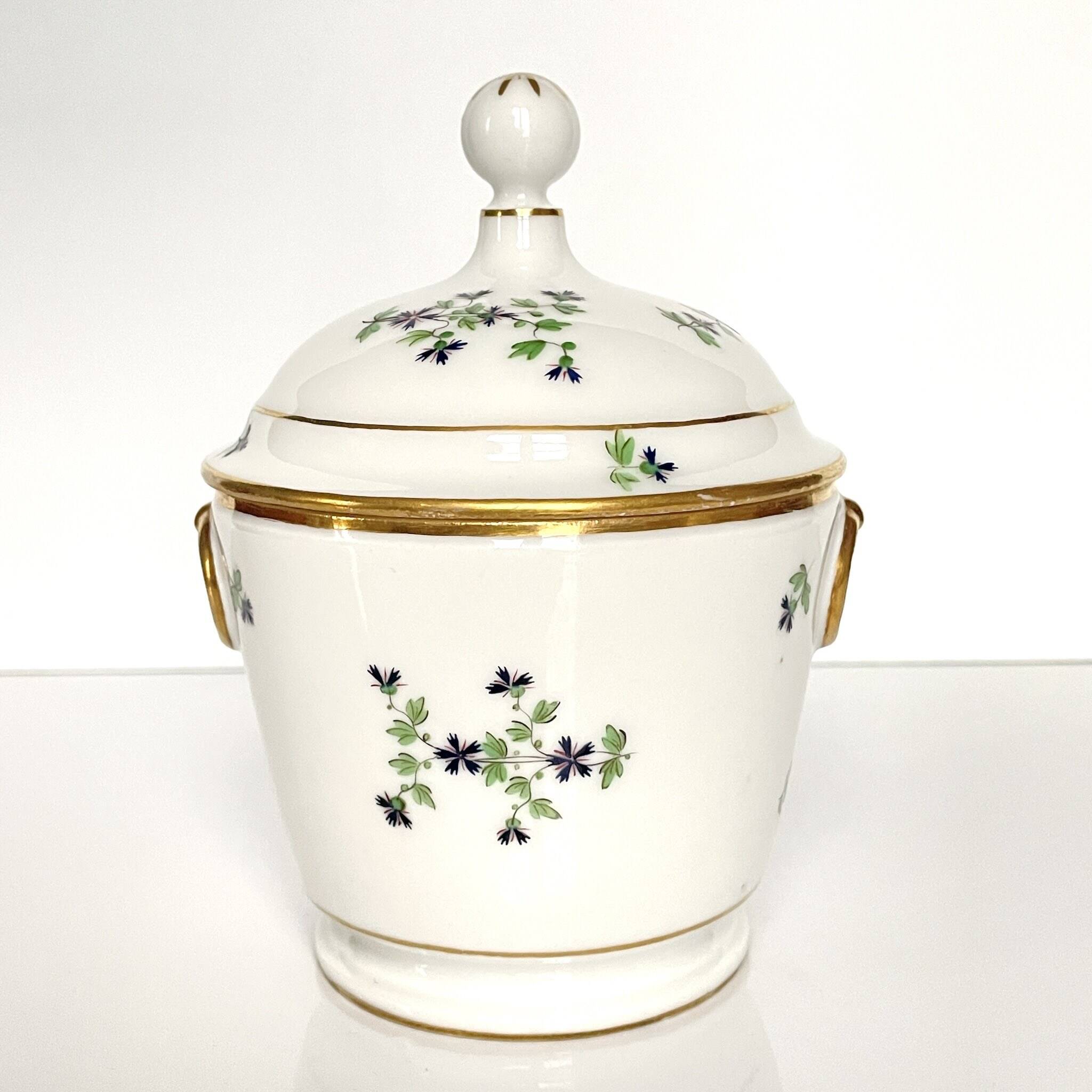 Porcelain Sugar Pot of the Duke of Angoulême | Barbeaux | 19th Century